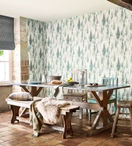 Juniper Pine Wallpaper by Sanderson Forest