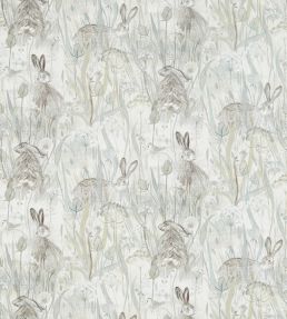 Dune Hares Fabric by Sanderson Mist/Pebble