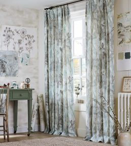 Dune Hares Fabric by Sanderson Mist/Pebble