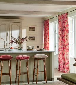 Embleton Fabric by Sanderson Claret/Linen