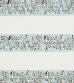 Pressed Flowers Fabric by Sanderson Mist/Shell
