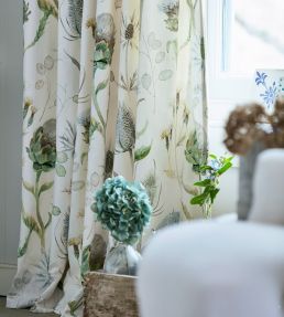 Thistle Garden Fabric by Sanderson Mist/Pebble