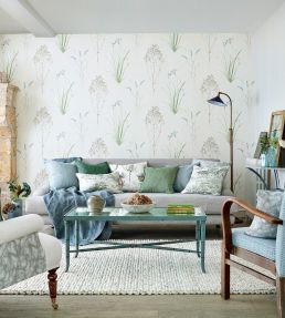 Farne Grasses Wallpaper by Sanderson Willow/Pebble