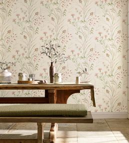 Summer Harvest Wallpaper by Sanderson Silver/Chalk