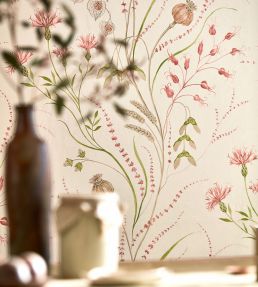 Summer Harvest Wallpaper by Sanderson Silver/Chalk
