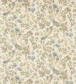 Abbeville Fabric by Sanderson Blue/Ivory