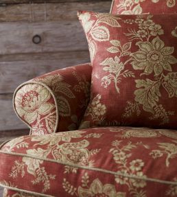 Lyon Fabric by Sanderson Russet