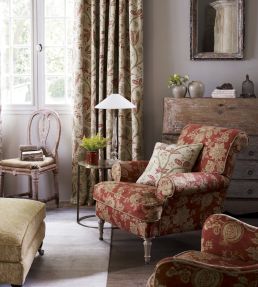 Lyon Fabric by Sanderson Russet