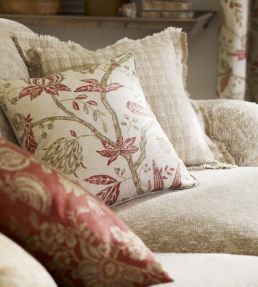Solaine Fabric by Sanderson Russet/Cream