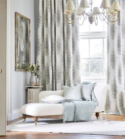 Fernery Weave Fabric by Sanderson Botanical Green