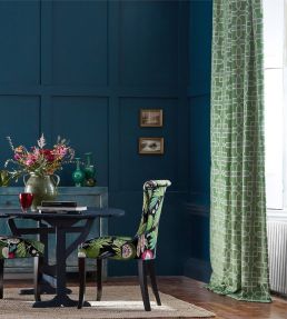 Hampton Weave Fabric by Sanderson Botanical Green