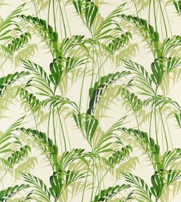 Palm House Fabric by Sanderson Botanical Green