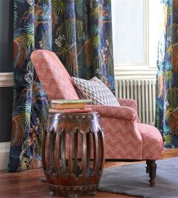 Rain Forest Embroidery Fabric by Sanderson Tropical