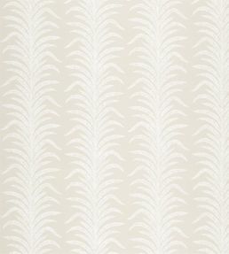 Tree Fern Weave Fabric by Sanderson Orchid White