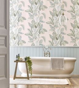 Calathea Wallpaper by Sanderson Botanical Green