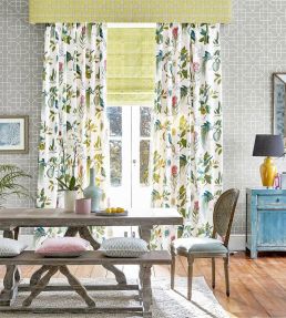 Hampton Trellis Wallpaper by Sanderson Charcoal