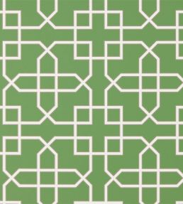 Hampton Trellis Wallpaper by Sanderson Botanical Green