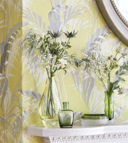 Palm House Wallpaper by Sanderson Botanical Green