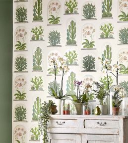 Terrariums Wallpaper by Sanderson Chalk/Green