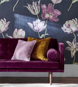 Tulipomania Wallpaper by Sanderson Botanical