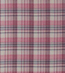 Bryndle Check Fabric by Sanderson Mulberry / Fig