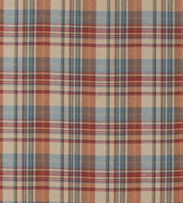 Bryndle Check Fabric by Sanderson Russet / Amber