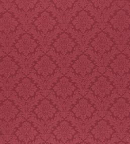 Lymington Damask Fabric by Sanderson Raspberry