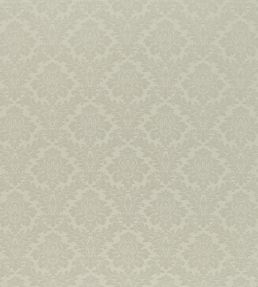 Lymington Damask Fabric by Sanderson Silver