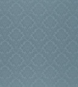 Lymington Damask Fabric by Sanderson Mid Blue