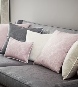 Lymington Damask Fabric by Sanderson Eggshell