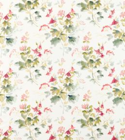 Honey Flowers Fabric by Sanderson Fuchsia/Rose