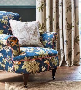Lophura Fabric by Sanderson Navy