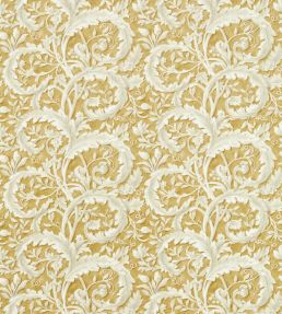Tilia Lime Fabric by Sanderson Gold