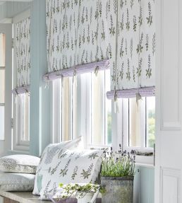 Bilberry Fabric by Sanderson Celadon/Fig