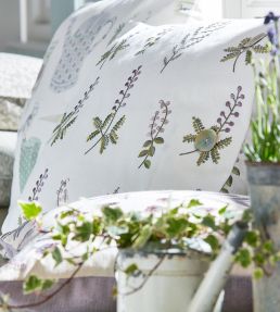 Bilberry Fabric by Sanderson Celadon/Fig