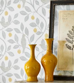 Damson Tree Wallpaper by Sanderson Dijon/Mole