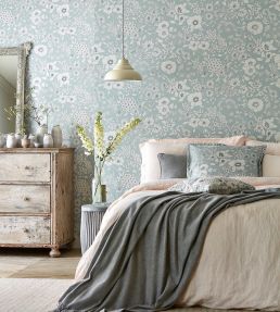 Maelee Wallpaper by Sanderson Linen