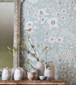 Maelee Wallpaper by Sanderson Linen