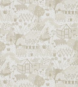 The Allotment Wallpaper by Sanderson Linen