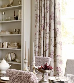 Hadham Fabric by Sanderson Cornflower Blue/Linen