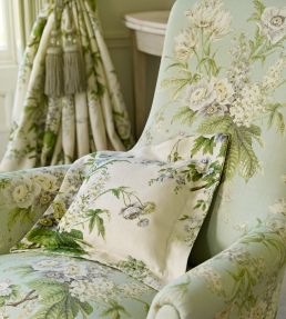 Tournier Fabric by Sanderson Silver/Eggshell