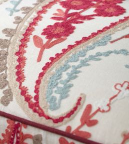 Jamila Fabric by Sanderson Coral/Aqua