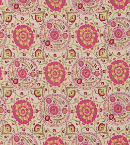 Anthos Fabric by Sanderson Cerise/Lime