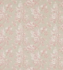 Sorilla Damask Fabric by Sanderson Shell Pink/Linen