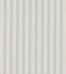 Sorilla Stripe Fabric by Sanderson Silver/Linen