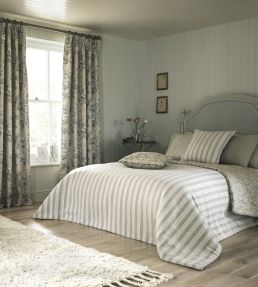 Sorilla Stripe Fabric by Sanderson Delft/Linen