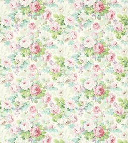Chelsea Fabric by Sanderson Pink/Celadon