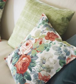 Chelsea Fabric by Sanderson Pink/Celadon