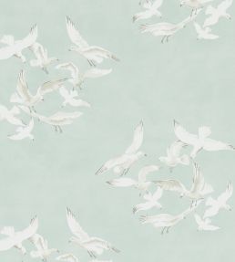 Seagulls Wallpaper by Sanderson Eau De Nil