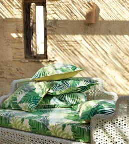 Manila Fabric by Sanderson Green/Ivory